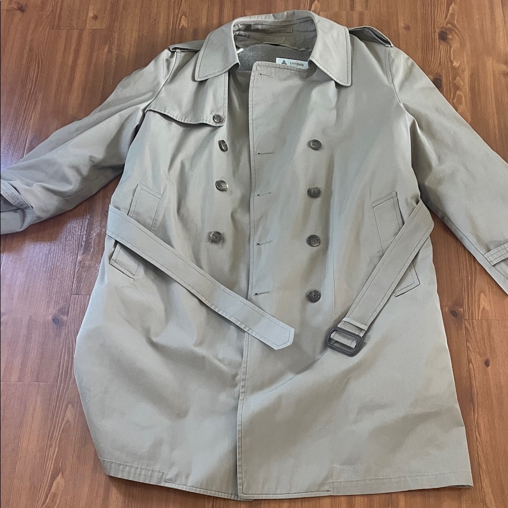 Men's Tan Trench Coat